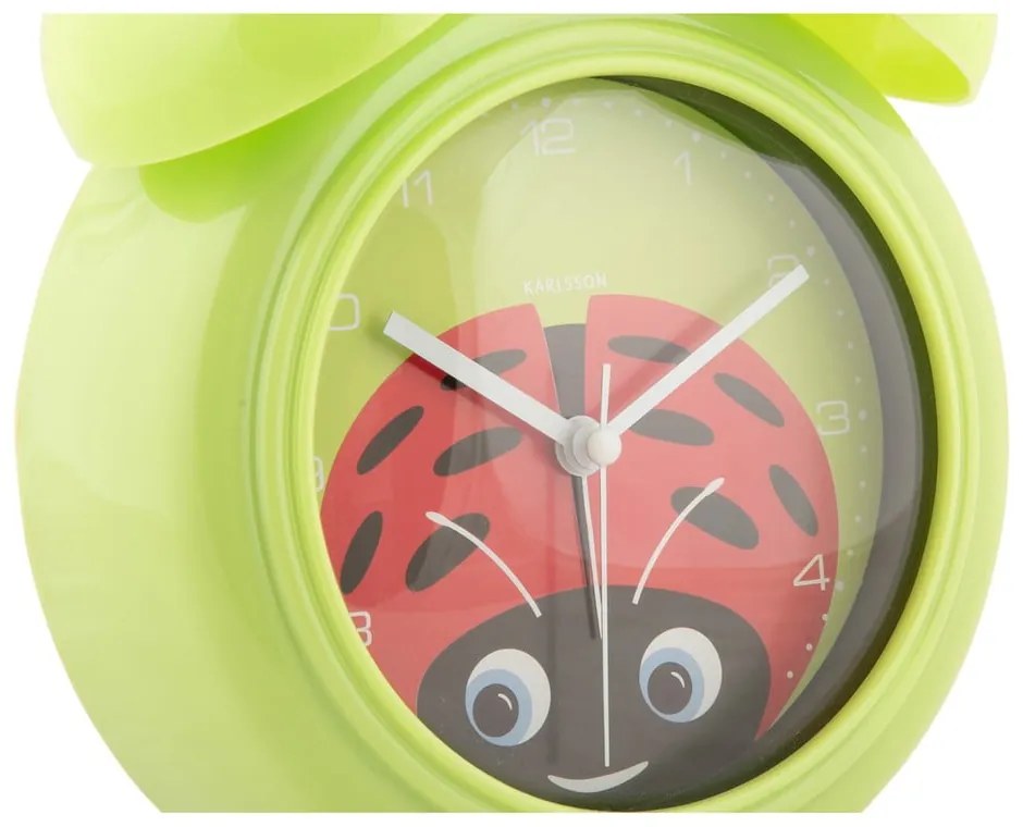 Gyerek ébresztőóra ø 15 cm Peekaboo Ladybug – Karlsson