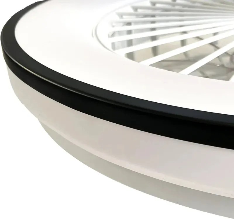 LED mennyezeti lámpa OPAL + mennyezeti ventilátor + távvezérlő 48W - LCL6344