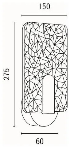 LED Fali lámpa LED/8W/230V 3000K
