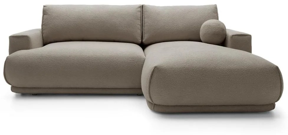 Sarokkanapé Dita mini (J) (szürkés bézs + fekete). 1100328