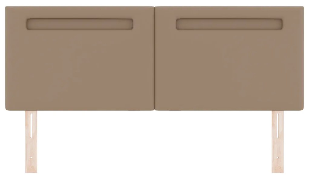 Fejtámla Egyszerű Design Kávébarna 140 cm Műbőr