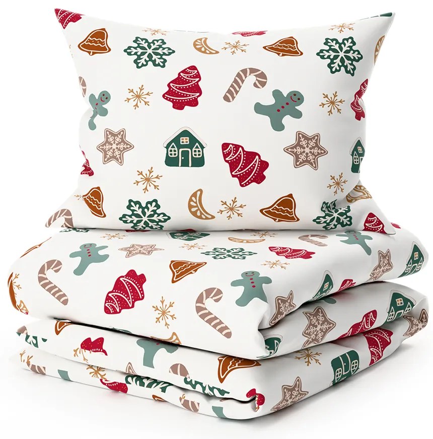 HOLLY fehér pamut ágyneműhuzat Ágyneműhuzat mérete: 70 x 90 cm | 140 x 200 cm