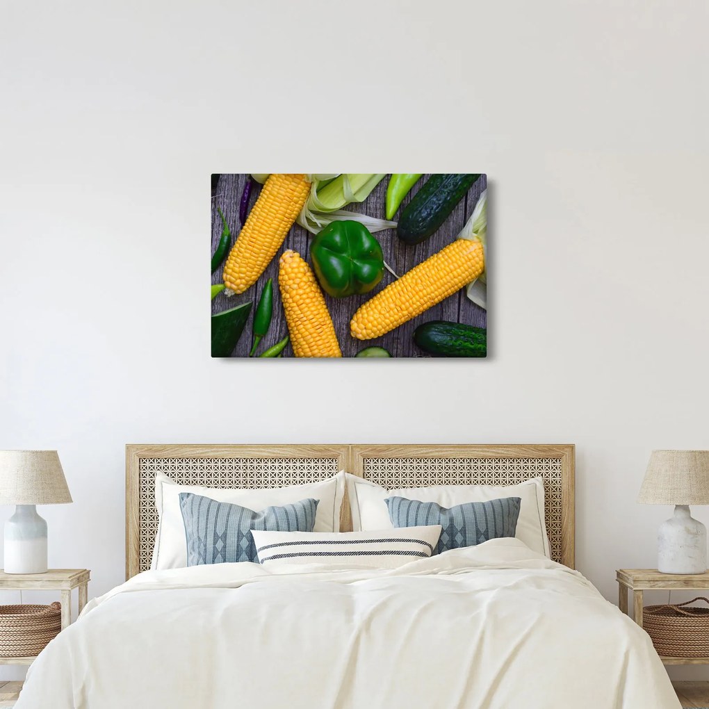 Zöldség képe (90x60 cm)