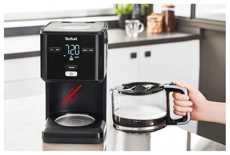 Fekete filteres kávéfőző Smart'n'light CM600810 – Tefal