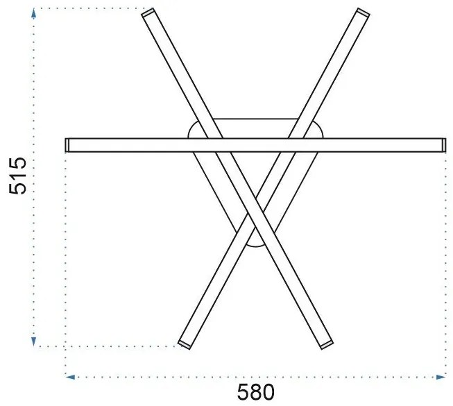 Szerszámlámpa - Modern LED mennyezeti lámpa 59x59cm APP397-C, króm, OSW-06913