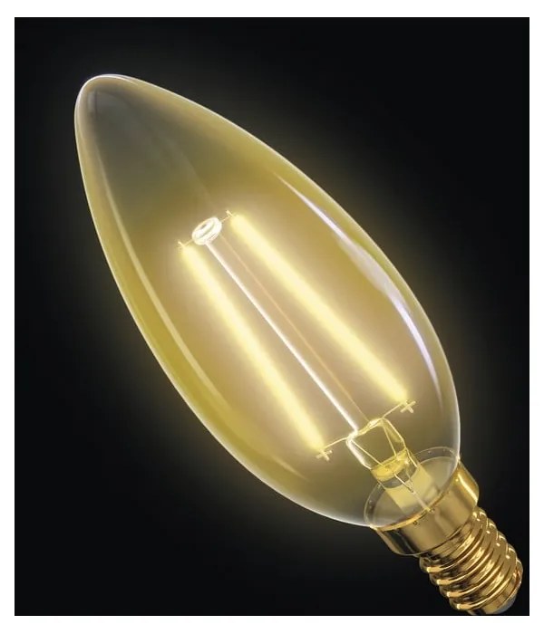 Vintage Candle Warm White LED izzó, 2,1W E14 - EMOS