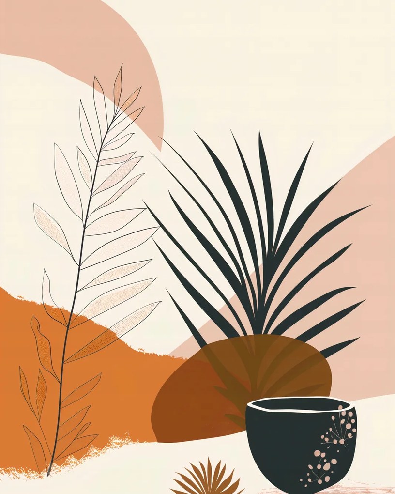 Poszter 40x50cm Harmonia Zen