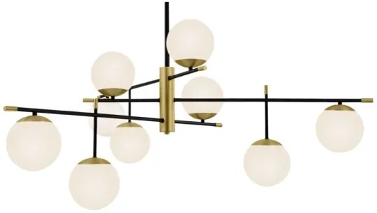 Maytoni MOD048PL-09G - Csillár rúdon NOSTALGIA 9xE14/40W/230V