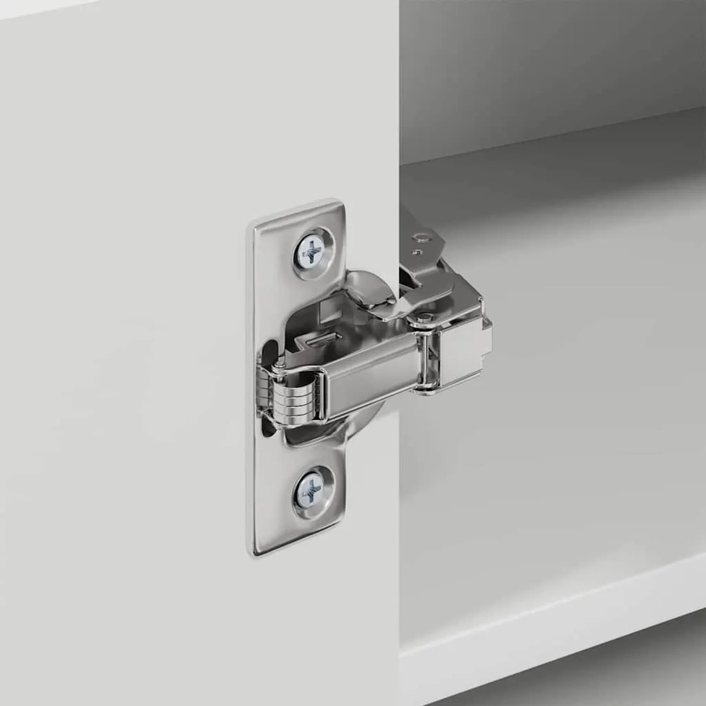 vidaXL Konyhaszekrény polcokkal ajtóval Fehér 57 x 57 x 40 cm Faanyag