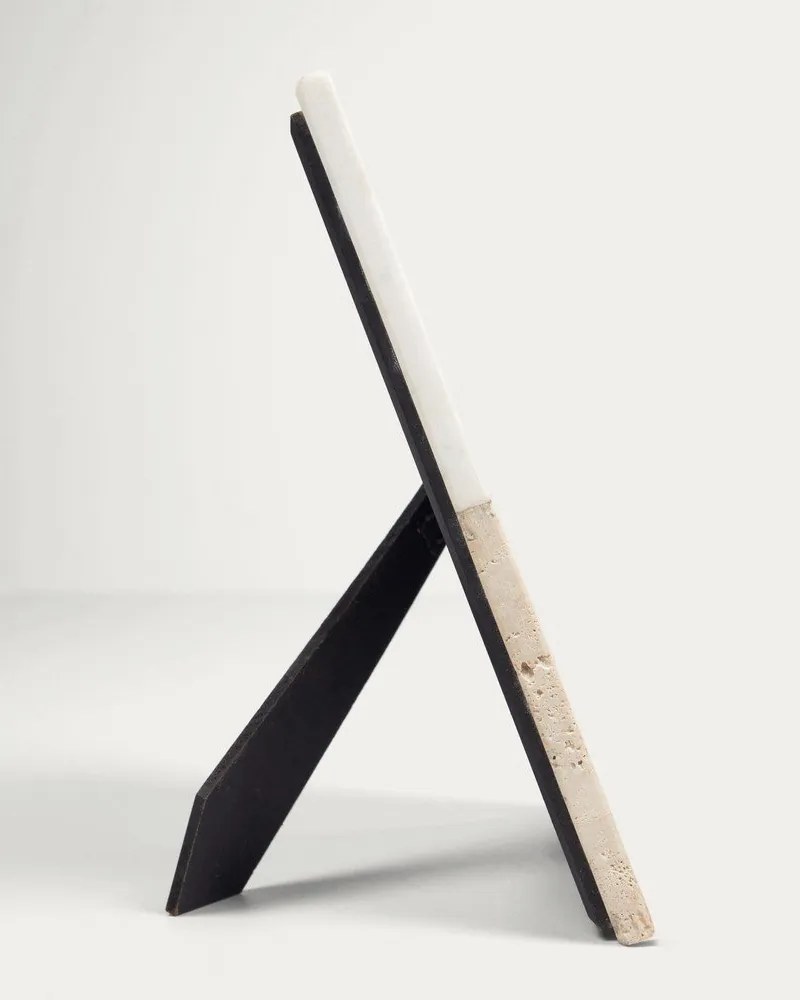 Fehér kő álló képkeret 18x23 cm Uria – Kave Home