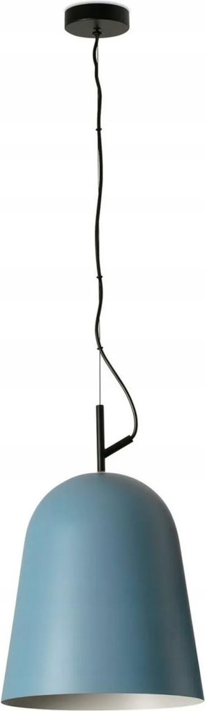 Faro Studio 290 függeszték kék, matt acél, E27, 2m kábel