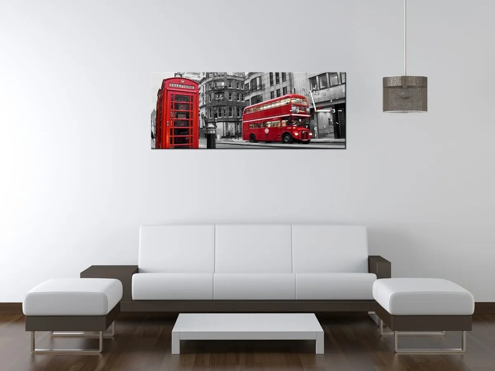 Gario Órás falikép Telefonfülke Londonban UK Méret: 60 x 40 cm