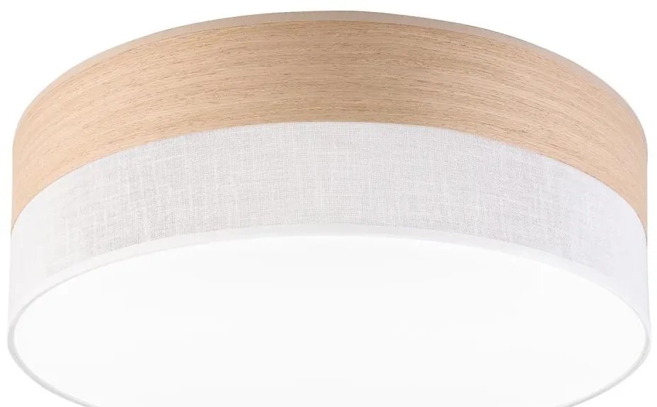 Lamkur LED Mennyezeti lámpa SIRJA WOOD LED/36W/230V átm. 45 cm fehér/tölgy LA54520