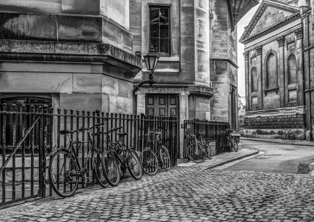 Poszter 59,4x42cm Kerékpárok a járdán, Assaf Frank