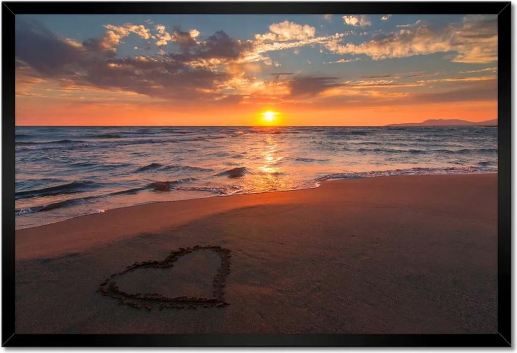 Poszterek keretben 60x40 Nőnap Ajándék Love