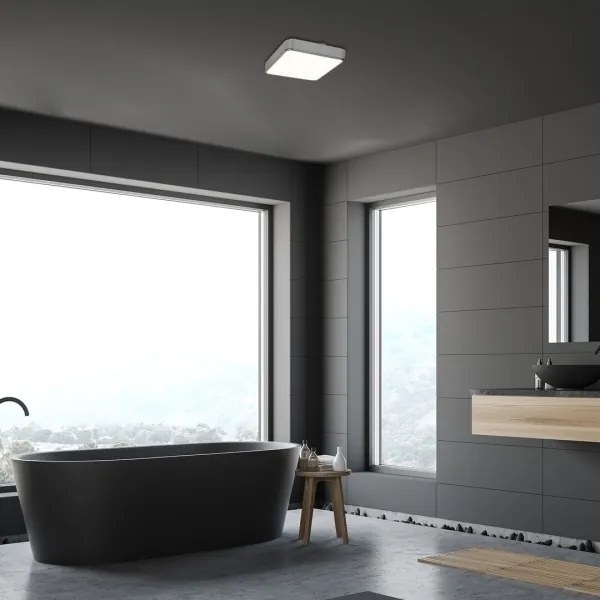 Rabalux - LED RGB Fürdőszobai, fényerőszabályozható mennyezeti lámpa LED/22W/230V IP44 + távirányító