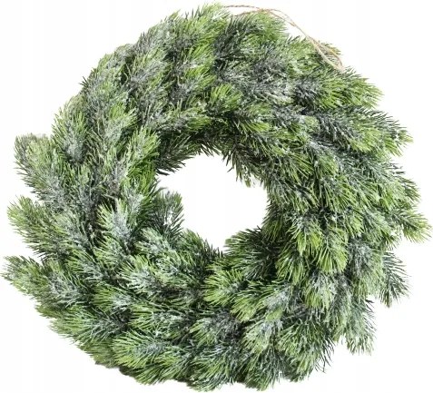 Karácsonyi dekorációs koszorú ajtódísz Ø37 DEcodomi