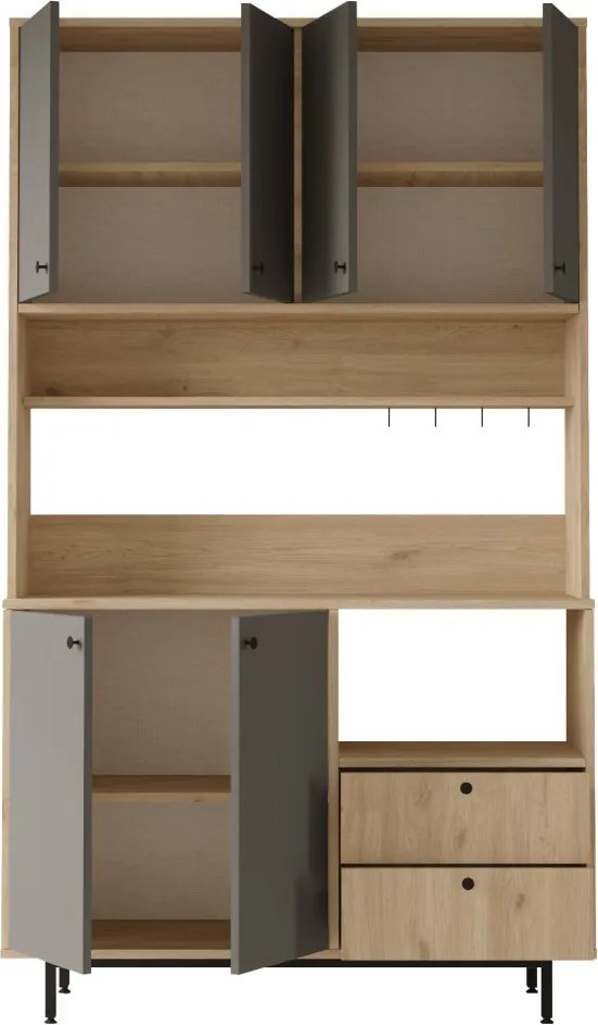 Konyhaszekrény, 120 cm – RE7-SA