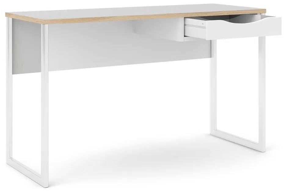 Function Plus fehér íróasztal, 130 x 48 cm - Tvilum