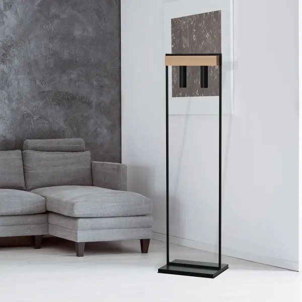 Állólámpa WEST 2xGU10/25W/230V fekete