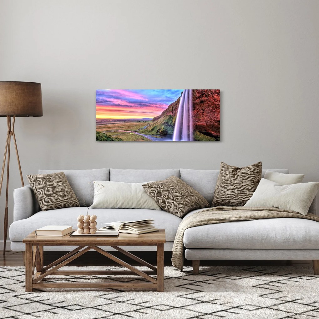 Kép - Seljalandsfoss vízesés (120x50 cm)