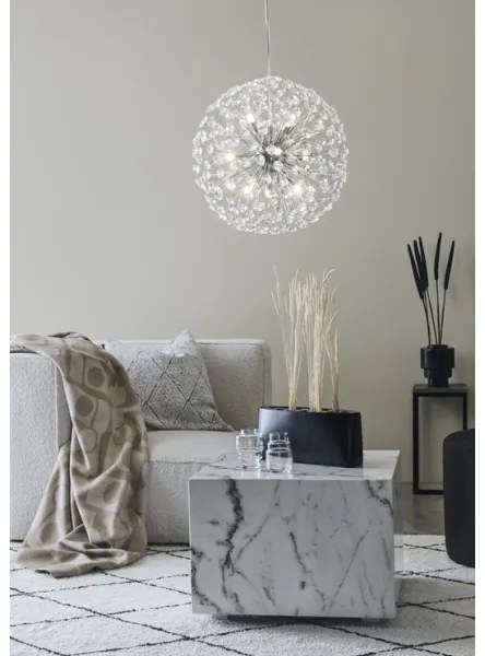 Markslöjd 108101 - Kristálycsillár zsinóron BOLID 9xG9/20W/230V