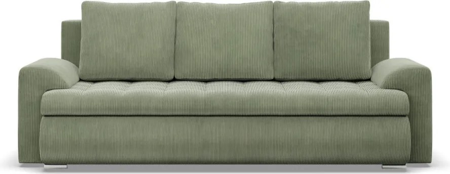 Tokio kanapéágy, kordbársony, zöld