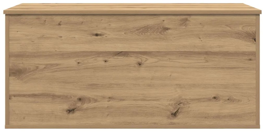 Tároló Doboza Fedéllel Kézműves Tölgy 100x42x46 cm Mérnöki Fa