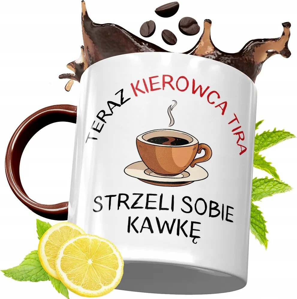 Bordó Bögre Kamionosoknak Születésnapi Ajándék fényképes nyomtatással