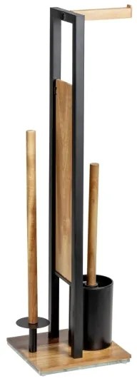 WENKO 25784100 - RIVALTA WC szett 18x70 cm barna/fekete