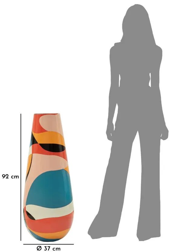 Rubic váza ø 37x92cm