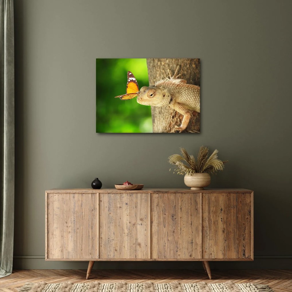 Kép - Gyík (70x50 cm)