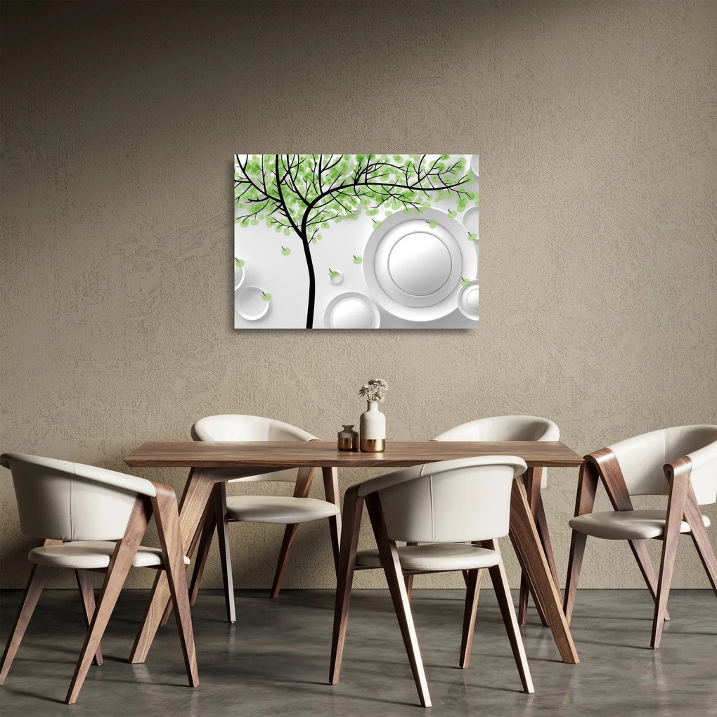 A művészi absztrakció képe (üvegen) (70x50 cm)