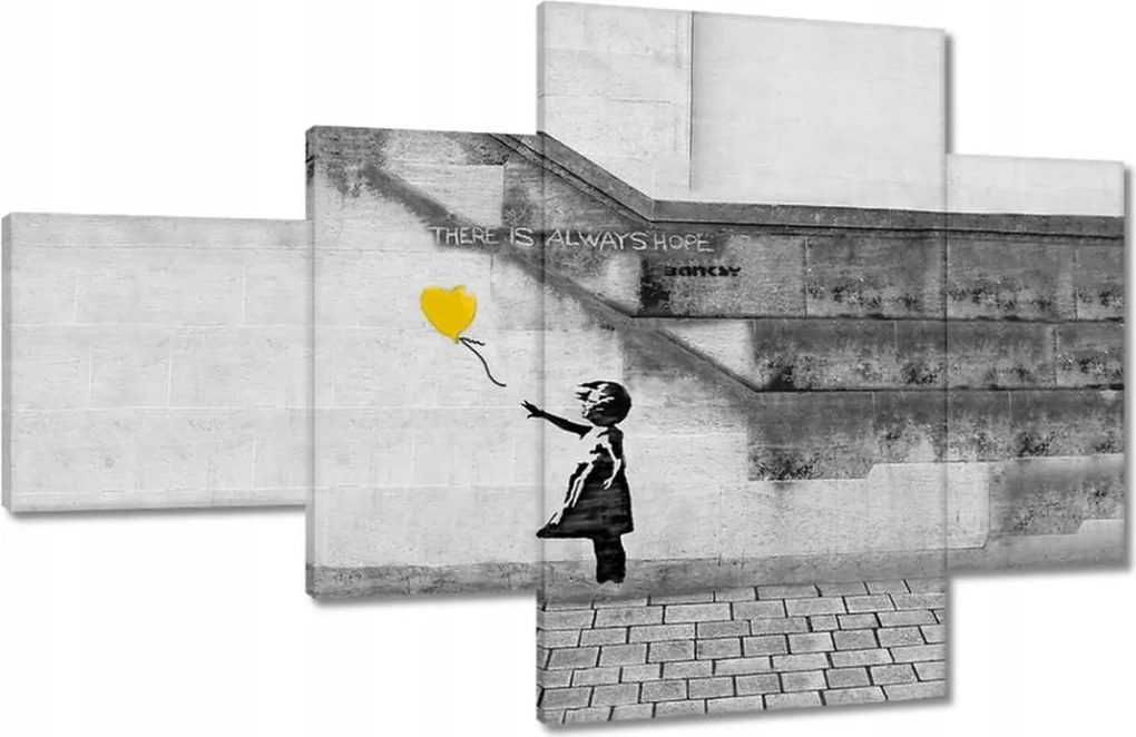 Képek 130x80 Banksy Léggömb Lány