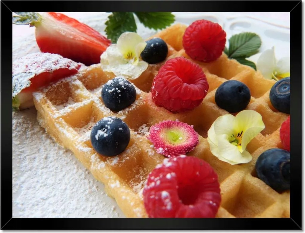 Poszterek keretben 40x30 Gluténmentes gofri