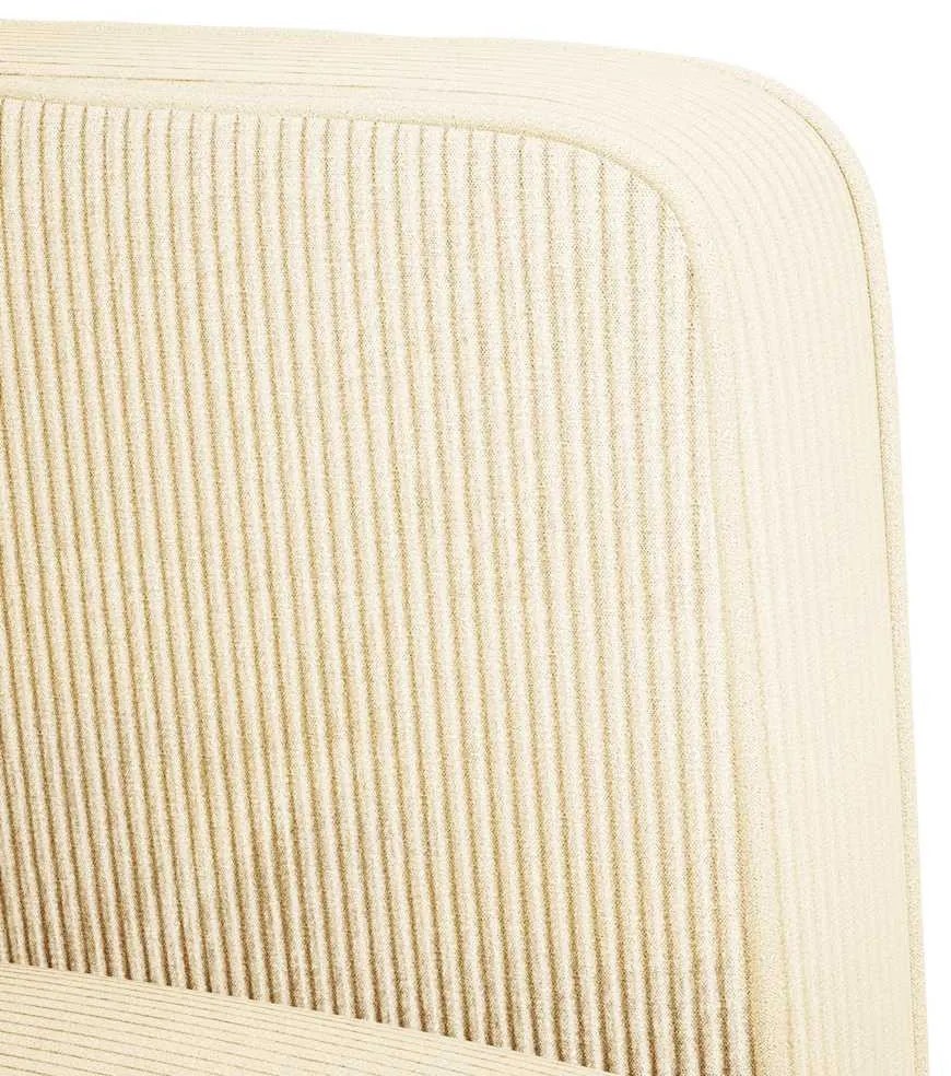 krém kordbársony szövet loveseat kanapé 109 cm