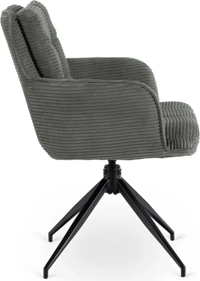 Forgó Étkező/Tárgyaló Zöld Szürke Színben. Akita