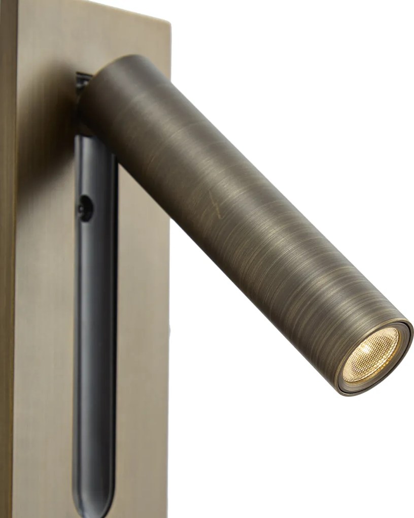 2 darabos modern fali lámpa szett sötét bronz színben LED-del - Plaza