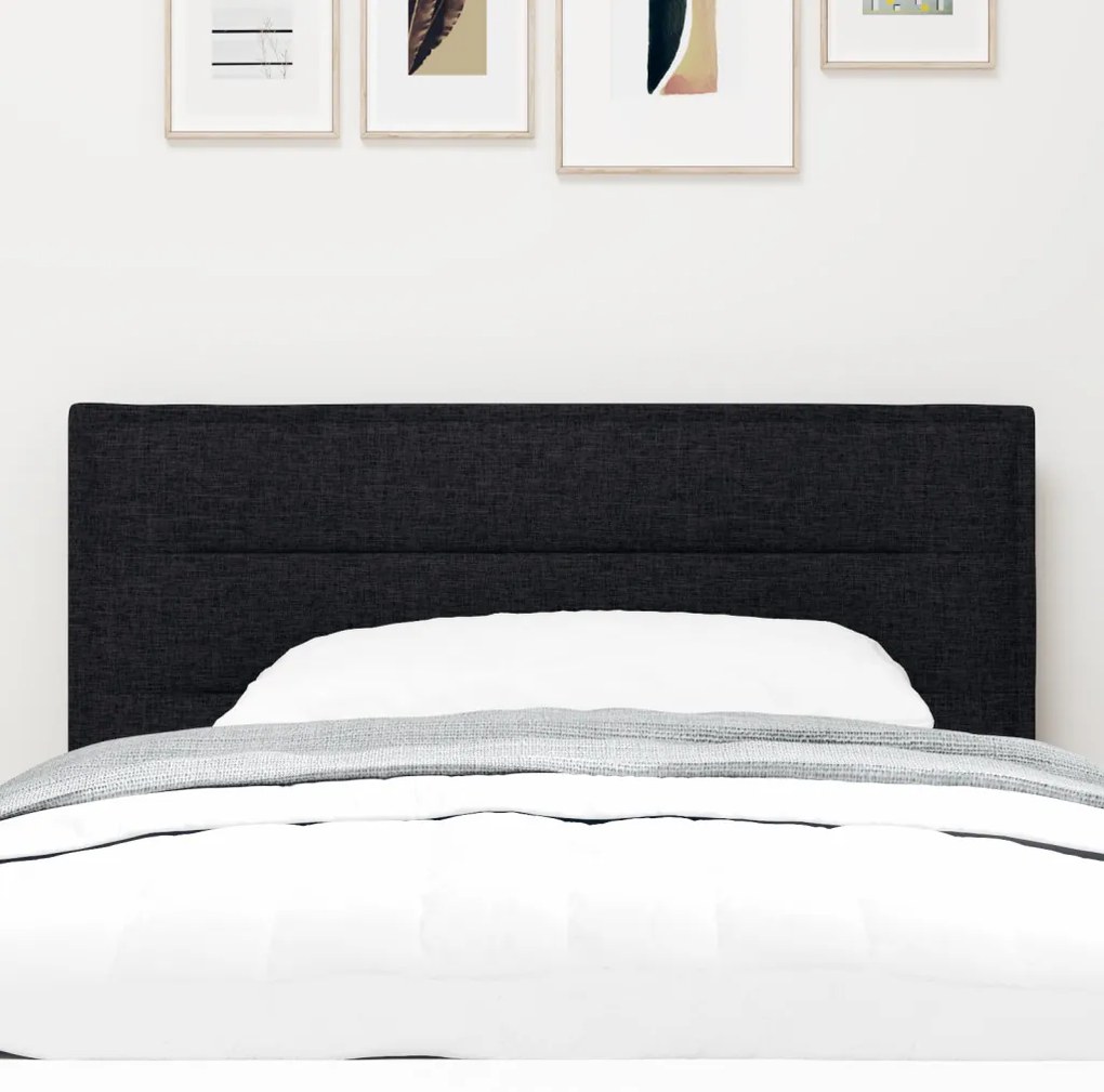 LED Fejtámla Vonal Dizájn Fekete 80 cm Szövet
