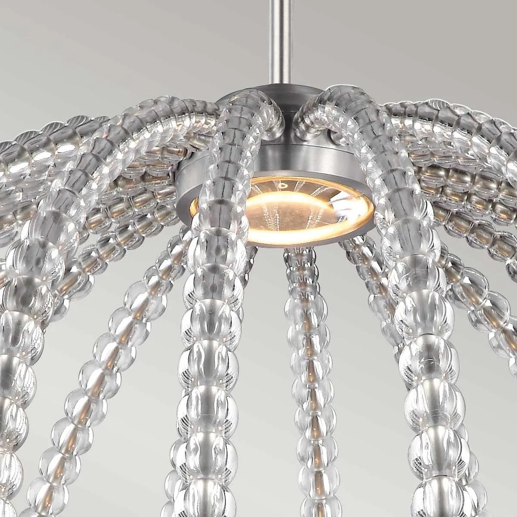 Feiss glamour kristály LED függeszték oberlin nikkel elsfe-oberlin-p-l