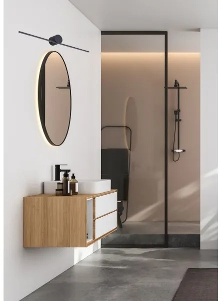 Zuma Line W89949-6W-BK - LED tükörmegvilágító CAMARA LED/6W/230V IP44 fekete