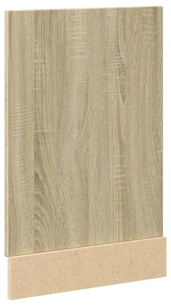 sonoma tölgy szerelt fa mosogatógép-panel 45 x 3 x 67 cm