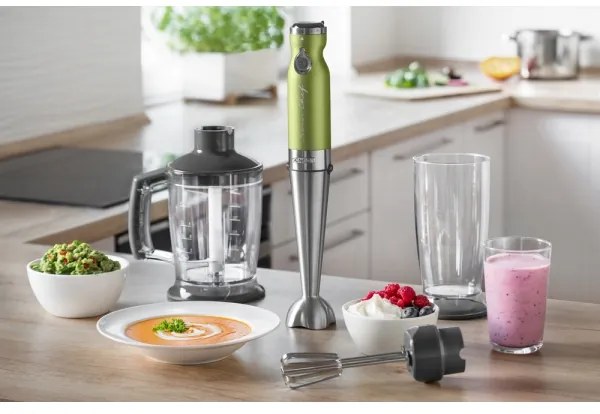 Sencor - Botmixer 4in1 1200W/230V rozsdamentes acél/zöld