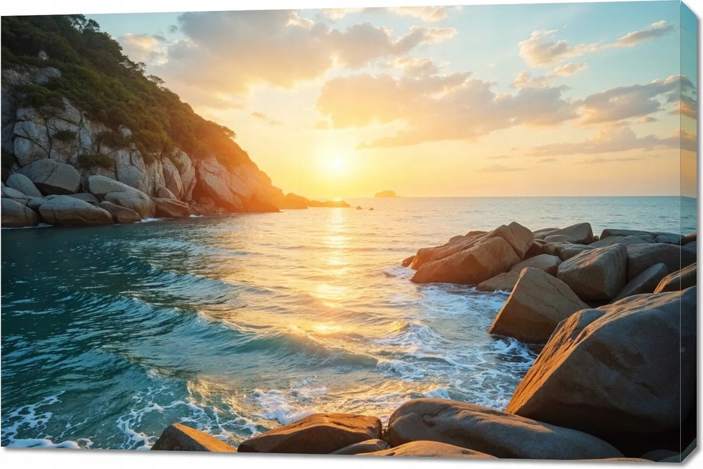 Vászonkép 120x80cm Hálószoba Nappaliba Panoráma Öböl