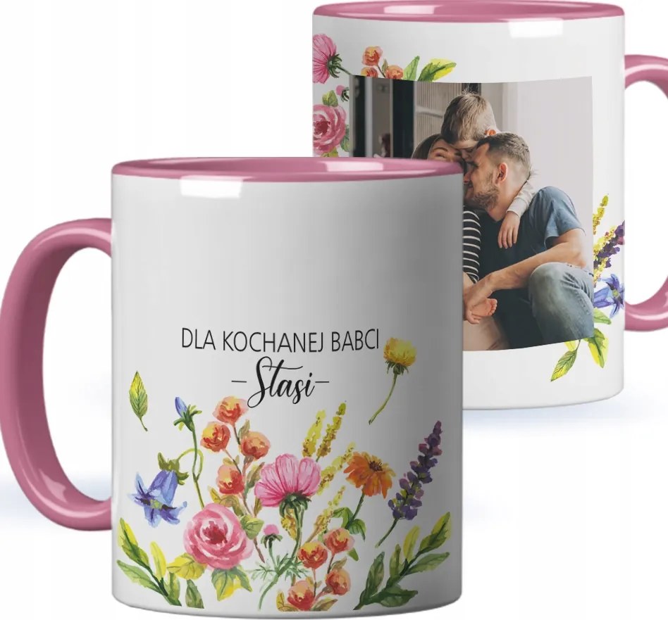 Bögre Ajándék Nagymama És Nagypapa Napjára A Kedves Nagymama Név Fotó