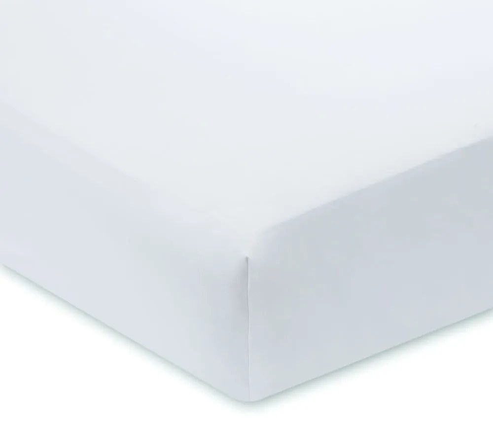 Fehér gumis pamut-szatén lepedő 275x275 cm Luxury Cotton Sateen – Bianca