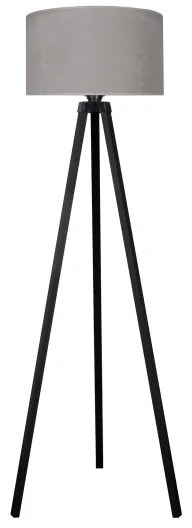 Brilagi - Állólámpa VELVET 1xE27/60W/230V wenge/szürke