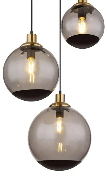 Globo 15860-3H - Csillár zsinóron POTTER 3xE27/40W/230V