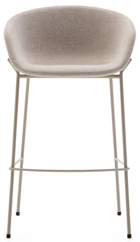 Bézs bárszék (ülésmagasság 75 cm) Yvette – Kave Home