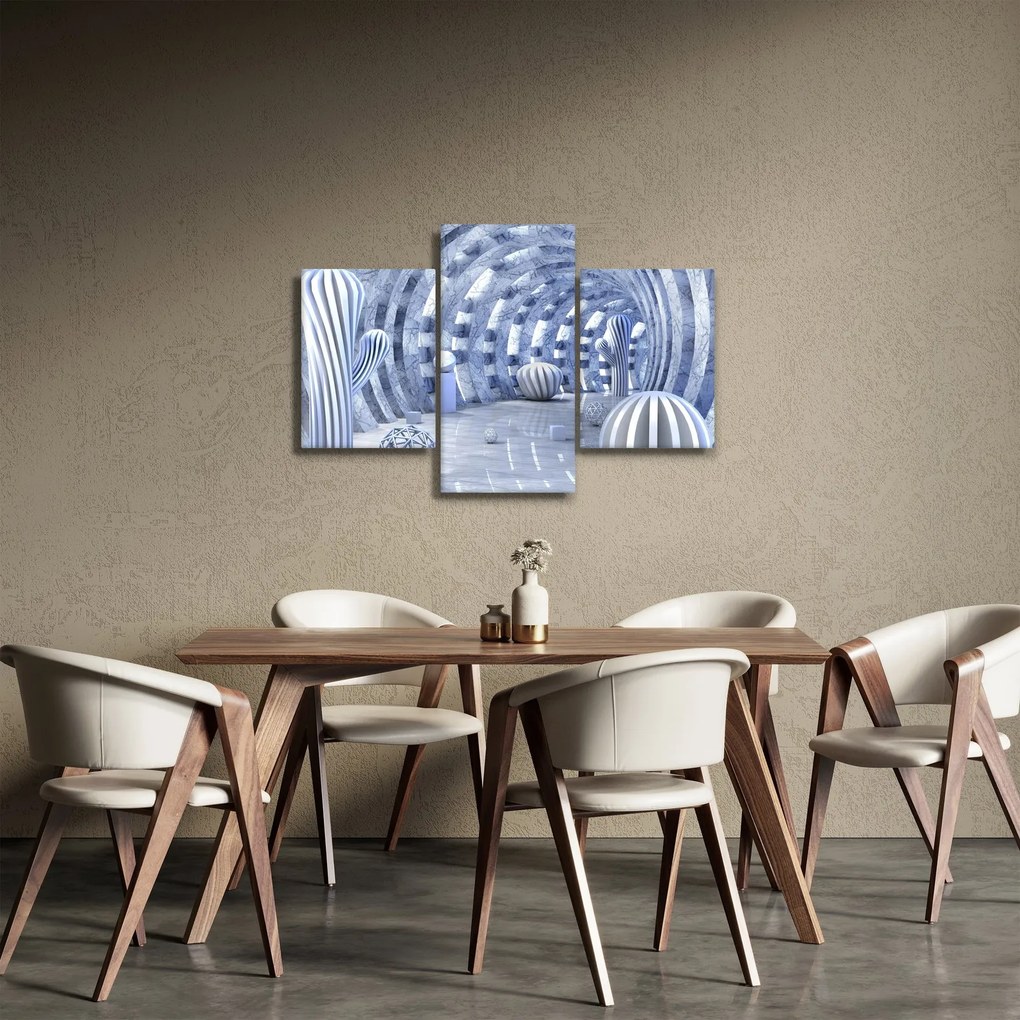 Kép - 3D absztrakció (90x60 cm)